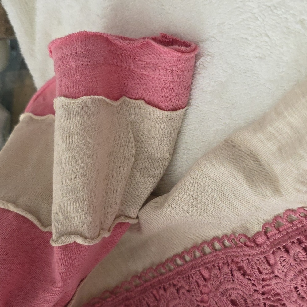 Pink Lace Shirt with Number Design Pol   PTP 20 - Picture 3 of 4